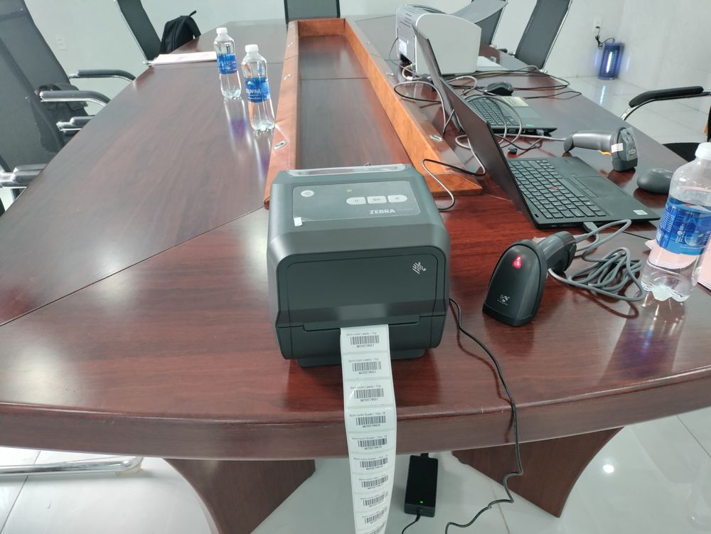 Máy in tem mã vạch và máy quét dùng với Dmax Siêu Thị